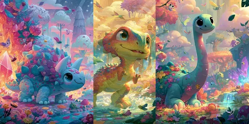 Childrens Storybook Kawaii Cartoons generated by undefined