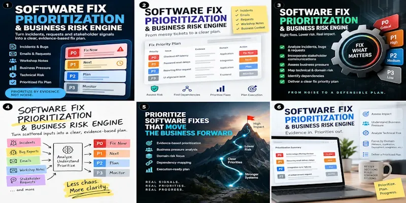 Software Fix Prioritization generated by undefined