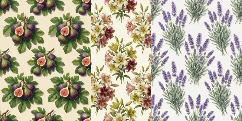 Hand Painting Seamless Patterns generated by undefined