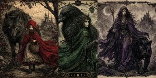 Dark Fairytale Gothic Illustration Packs generated by chatgpt-image