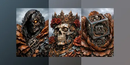 Sanguine Gears Ivory Bloom Collections generated by chatgpt-image
