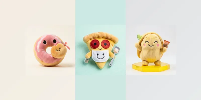 3D Plush Food Mascots generated by undefined