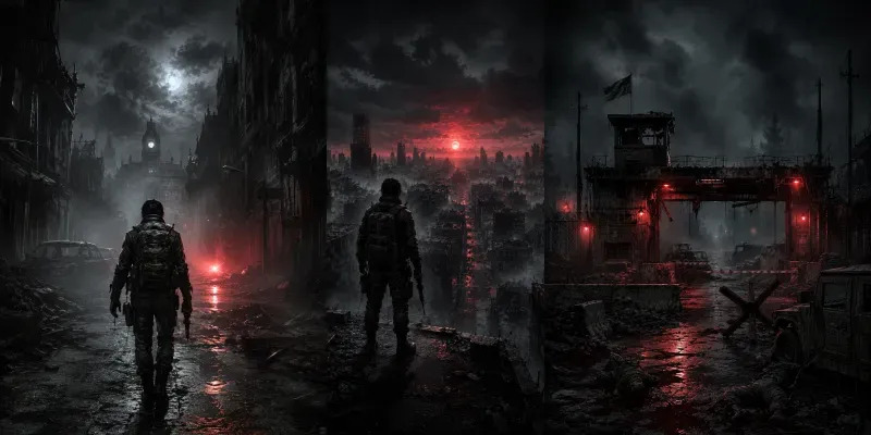 Zombie Outbreak City Posters generated by undefined
