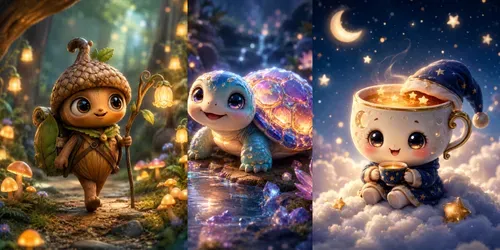Whimsical Fantasy Character Creators generated by chatgpt-image