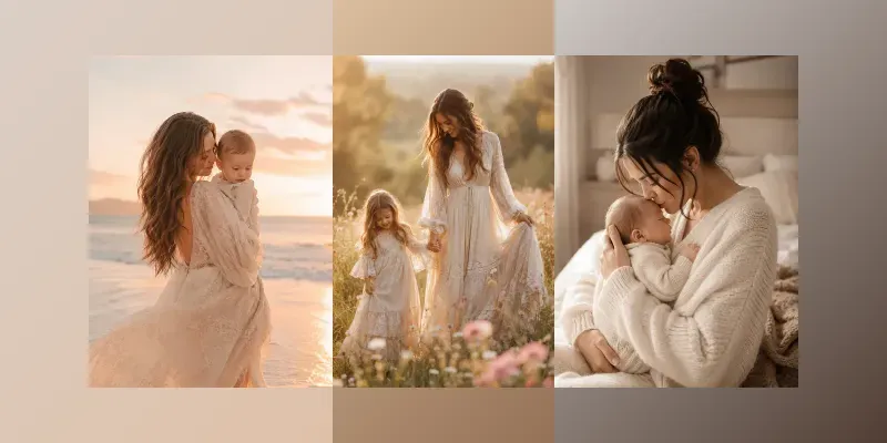 Mother Baby Mothers Day Portraits