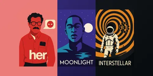 Minimalist Movie Posters generated by chatgpt-image
