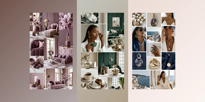 Minimalist Luxury Instagram Collages generated by undefined