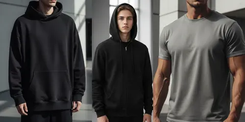 Urban Streetwear Apparel Mockups generated by gemini-image