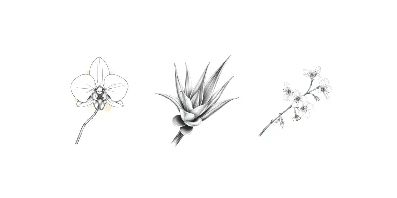 Hand Drawn Plants generated by undefined