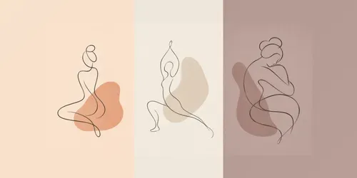 Sensual Line Art Figure Prints generated by chatgpt-image