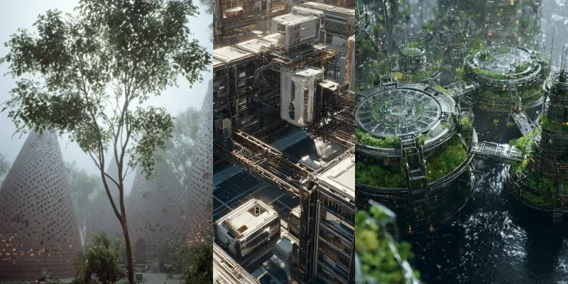 Biomimicry Industrial Sustainability Hubs generated by undefined