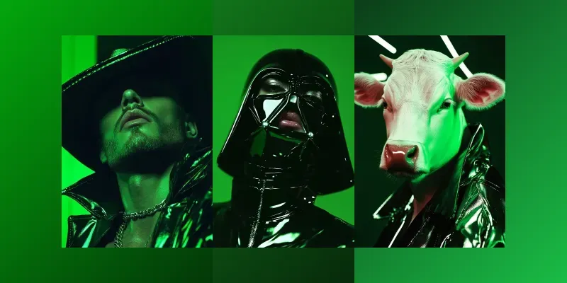 Neon Character Photography
