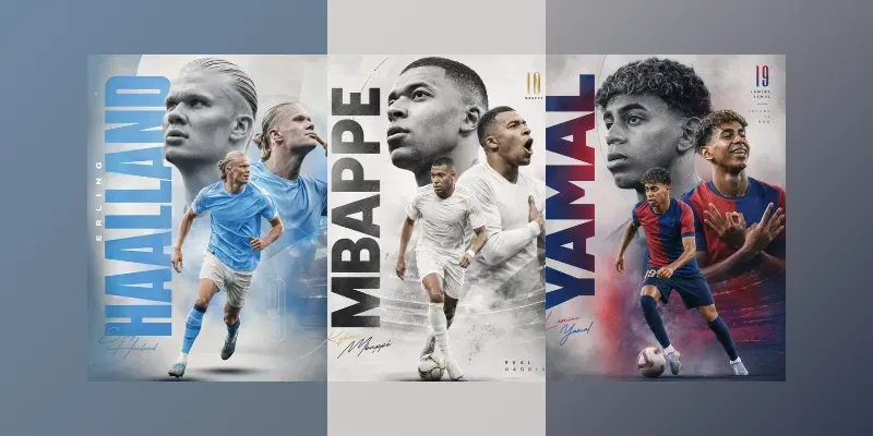 Modern Triple Exposure Football Posters generated by undefined