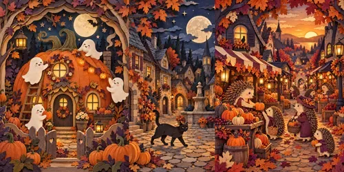 Halloween Paper Theatre Generator generated by chatgpt-image