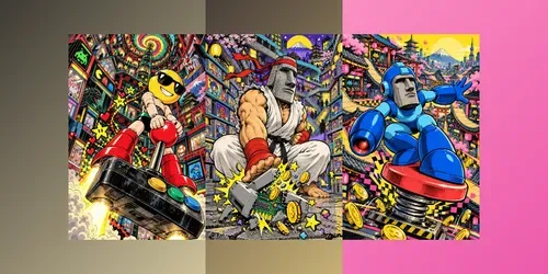 Psychedelic Akibapunk Pop Culture Art generated by chatgpt-image
