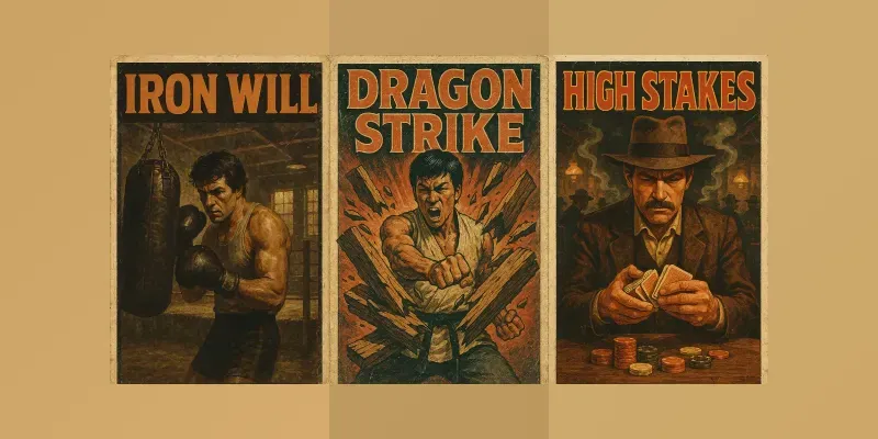 Retro Vintage Style Movie Posters generated by undefined
