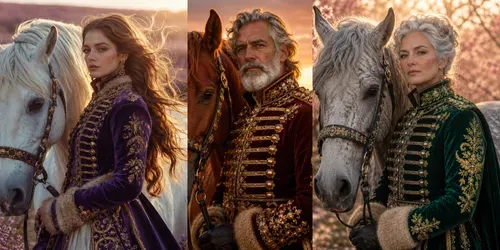 Ornate Rider Portraits generated by chatgpt-image