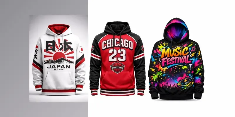 Bold Streetwear Hoodie Designs generated by undefined