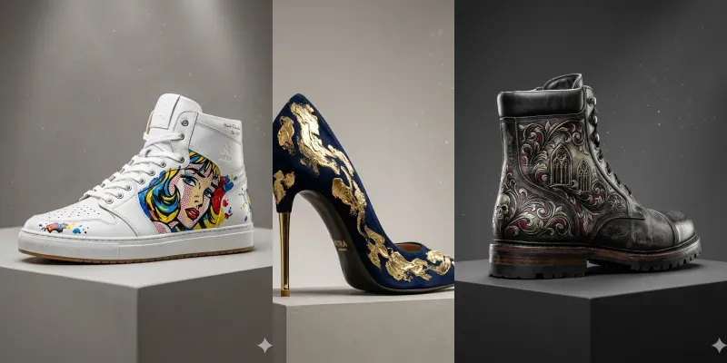 Handpainted Luxury Accessory Mockups generated by undefined