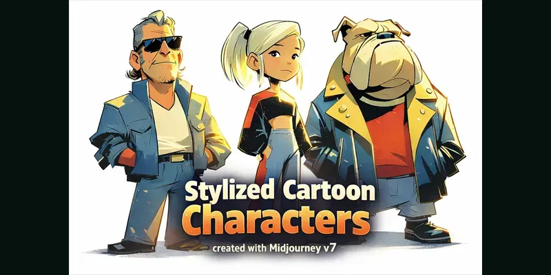 Stylized Cartoon Characters generated by undefined