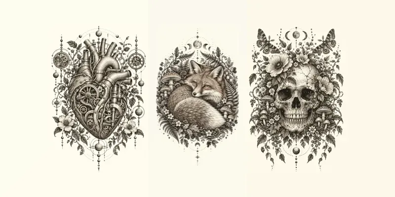 Intricate Illustrations Artistic Wonders