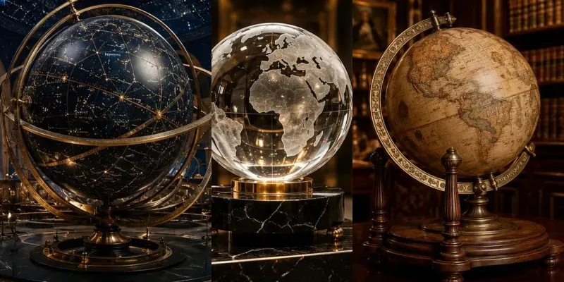 Luxury Mechanical Globe Designers generated by undefined