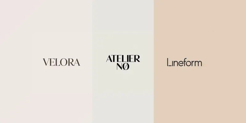 Minimal Luxury Logo Designs generated by undefined