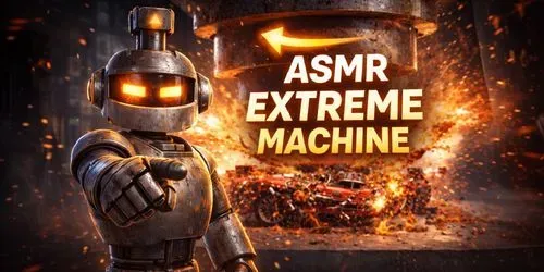 ASMR Extreme Machines generated by veo