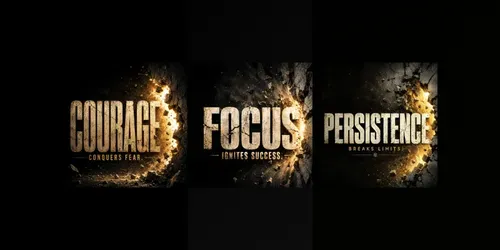 Cinematic Motivation Posters generated by chatgpt-image