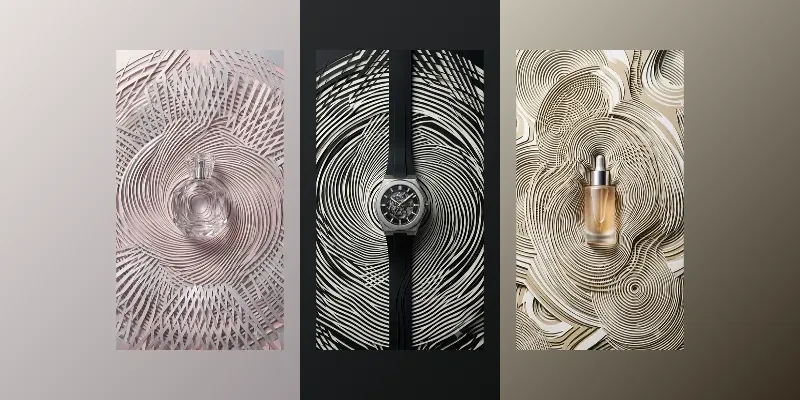Kinetic Moire Slit Papercraft Stages generated by undefined