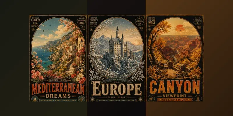Vintage Travel Poster Generator generated by undefined