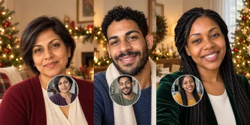 Christmas Portraits From Photos generated by chatgpt-image