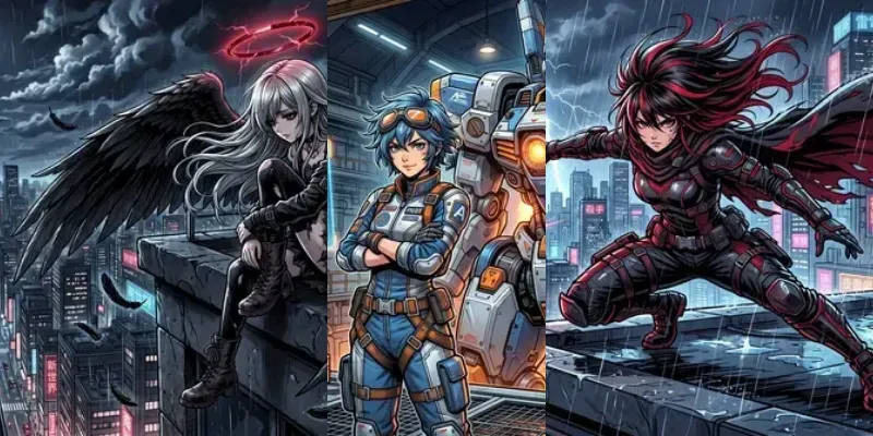 Professional Manga Style Anime Waifus generated by undefined
