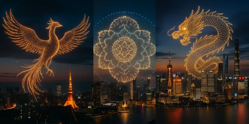Drone Light Show Image Generator generated by undefined