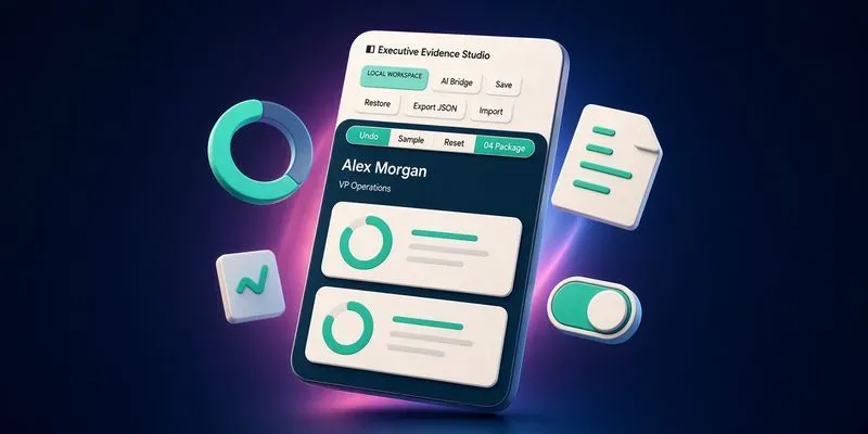 Executive Resume Evidence App Builder