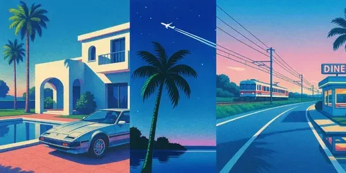80s Japanese City Pop Art generated by chatgpt-image
