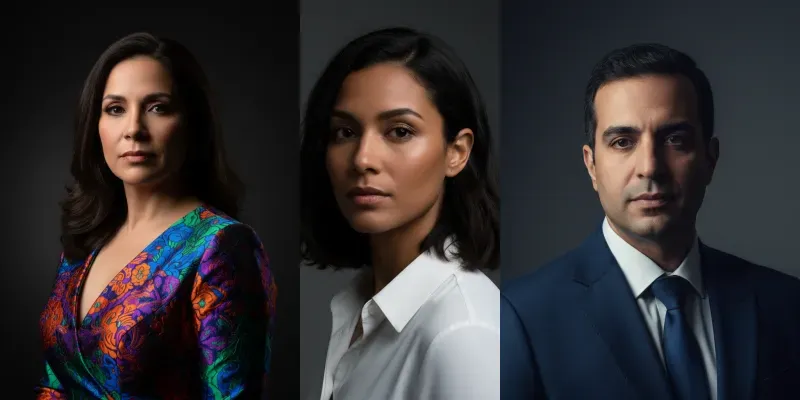 Professional Cinematic Studio Portraits generated by undefined