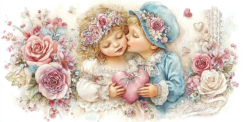 Valentine Love Cards Art Collections generated by undefined