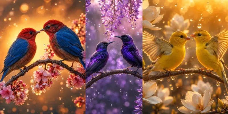 Where Two Birds Call Home generated by undefined