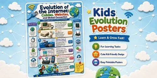 Kids Posters Evolution Learning generated by chatgpt-image