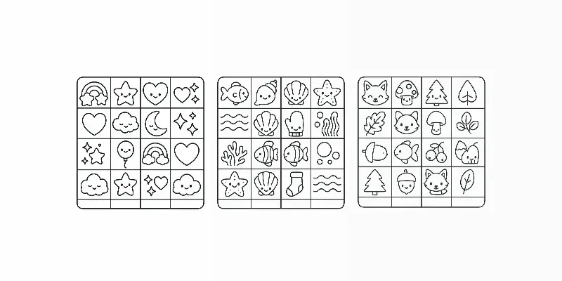 Cozy Cute Patterns Coloring Pages generated by undefined