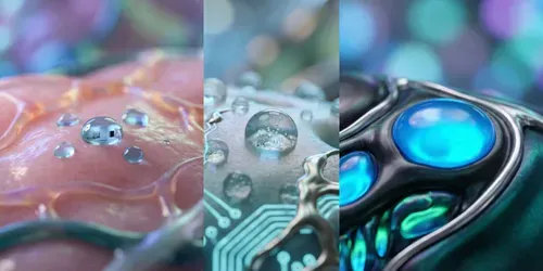 Bioorganic Interface Textures generated by gemini-image