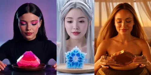 ASMR Beautiful Women Eats Any Objects generated by grok-video