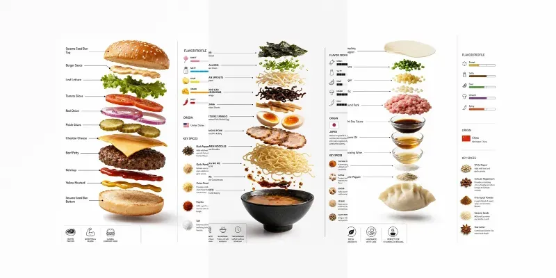 Exploded View Culinary Info Posters generated by undefined