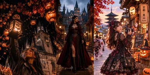 Character Halloween Travel Photography generated by chatgpt-image