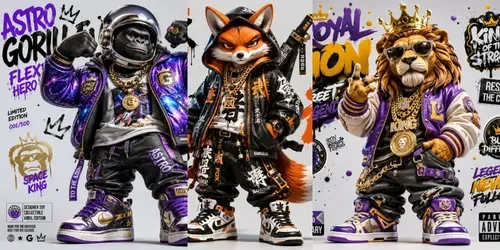 Urban Icon Pop Character Poster Art 3D generated by chatgpt-image