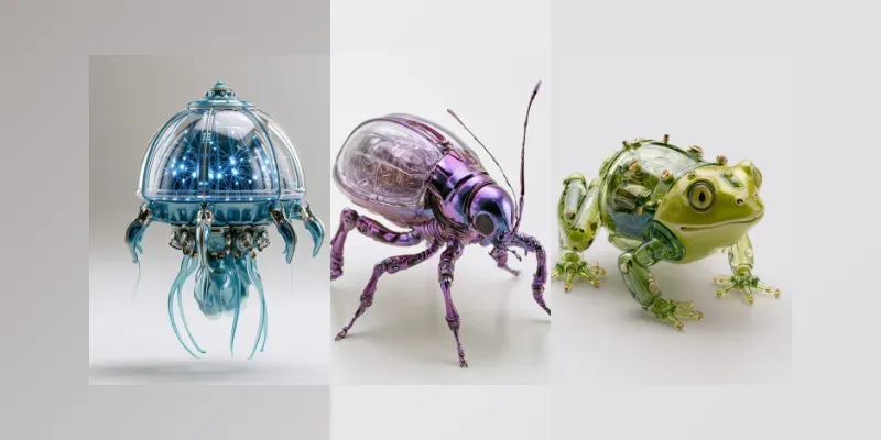 Retrofuturistic Bio Creature Videos generated by undefined