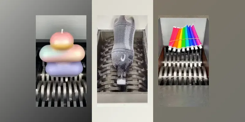 Oddly Satisfying Shredder Videos generated by undefined