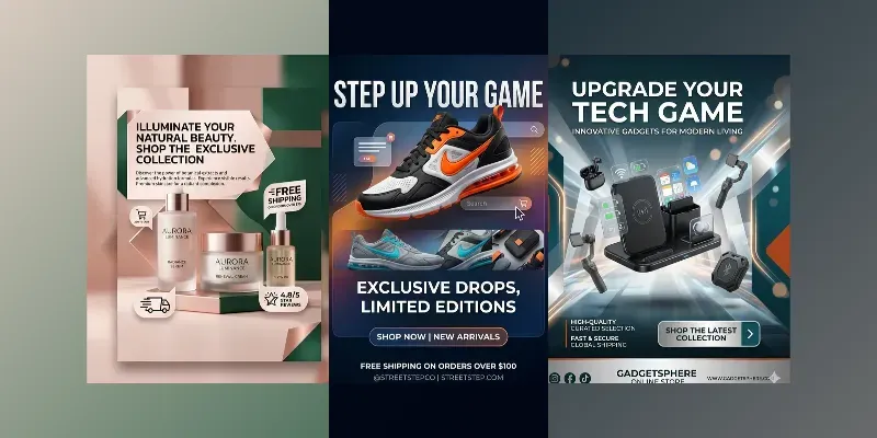 Ecommerce Business Poster Generator generated by undefined