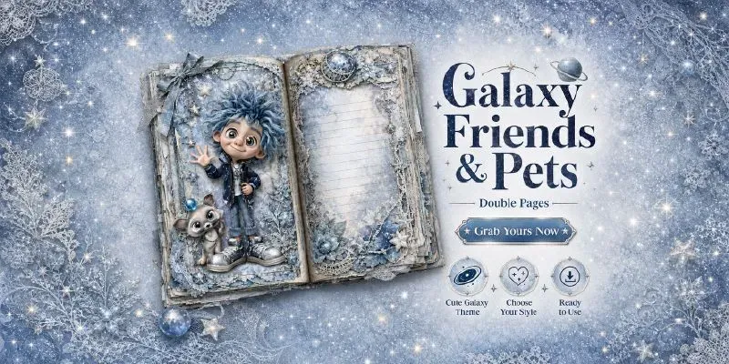 Galaxy Friend And Pet Double Pages generated by undefined